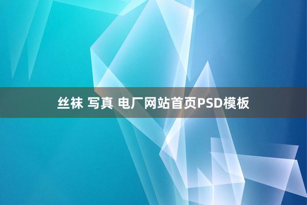 丝袜 写真 电厂网站首页PSD模板